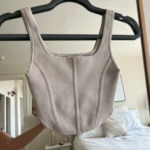 Aritzia Elegant Cream Women's Top